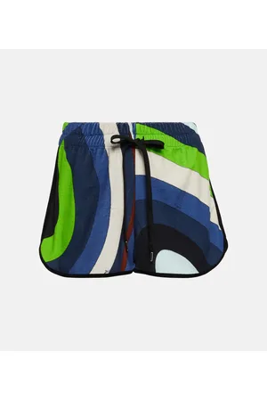 Puccini Iride cotton-blend terry shorts
