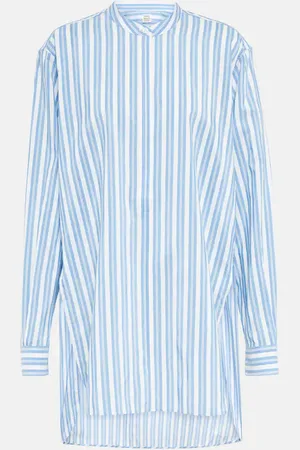 Totême Striped cotton and silk shirt