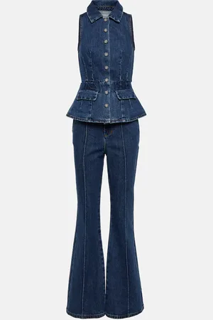 Self-Portrait Denim jumpsuit