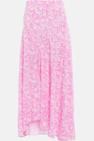Isabel Marant Sakura silk-blend chiffon midi skirt