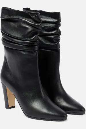 Manolo Blahnik Calasso leather ankle boots