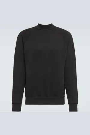 Les Tien Cotton jersey mockneck sweatshirt