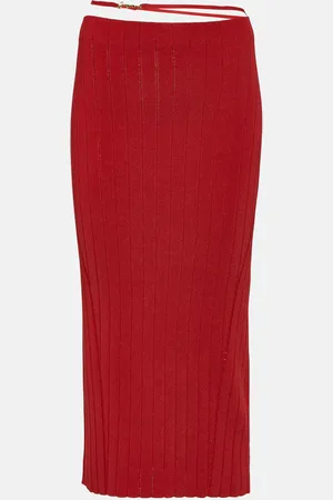 Jacquemus La Jupe Pralu knitted midi skirt