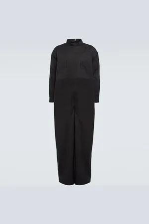 Rick Owens Tommy belted cotton-blend jumpsuit