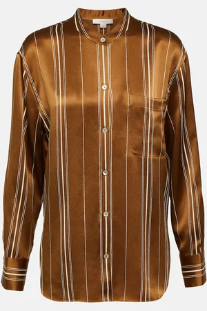 Vince Striped silk shirt