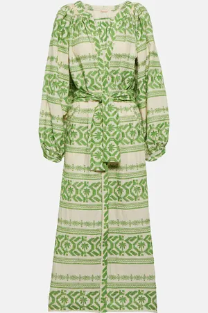 JOHANNA ORTIZ Rimarima cotton voile midi dress