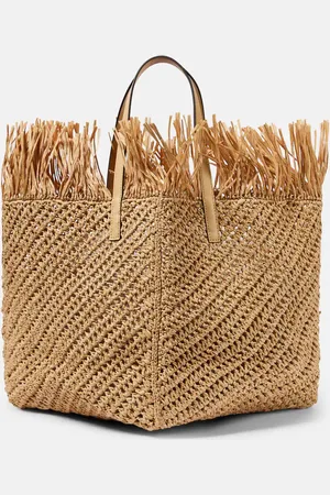 Oscar de la Renta Square Medium crochet tote bag
