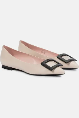 Roger Vivier Gommettine leather ballet flats