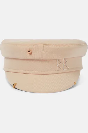 Ruslan Baginskiy Embellished twill baker boy hat