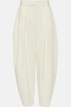 Stella McCartney Pleated wool pants