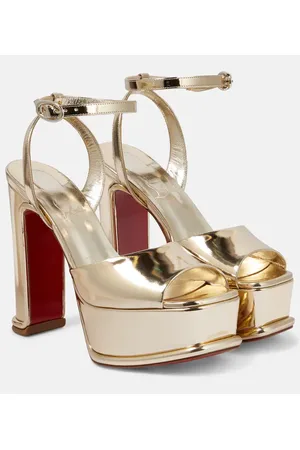 Sandalia sales plataforma louboutin