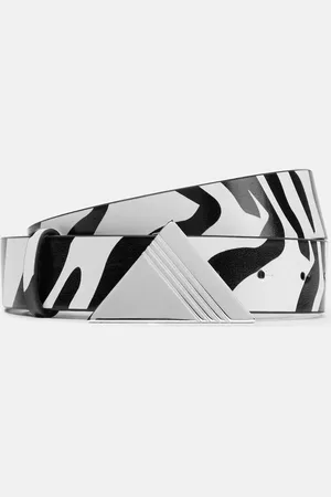 The Attico Animal-printed leather belt