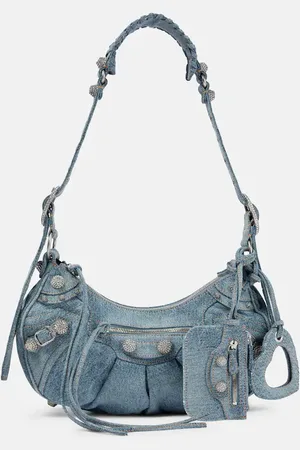 Balenciaga Le Cagole Small denim shoulder bag