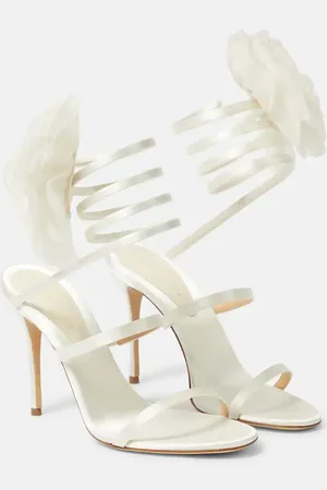 MAGDA BUTRYM Floral-appliquÃ© sandals
