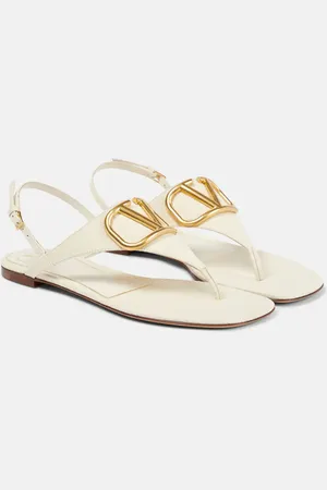 VALENTINO GARAVANI VLogo leather thong sandals