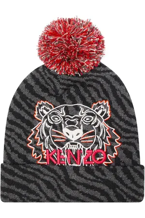 Kenzo Logo cotton and cashmere beanie
