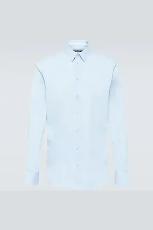 Dolce & Gabbana Cotton-blend poplin Oxford shirt
