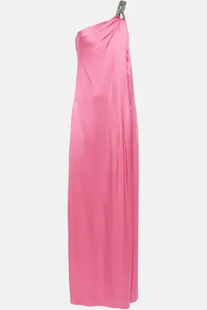 Stella McCartney Falabella chain-detail satin gown