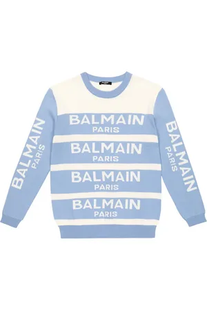 Balmain Cotton and cashmere-blend sweater