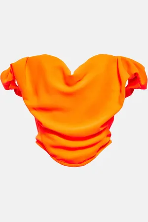 Vivienne Westwood Sunday off-shoulder crÃªpe corset top