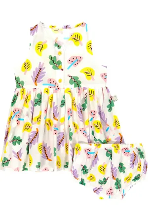 Stella McCartney Baby printed cotton dress and bloomers set