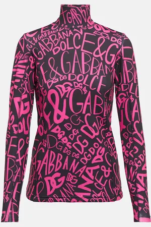 Dolce & Gabbana Logo-print turtleneck ski top