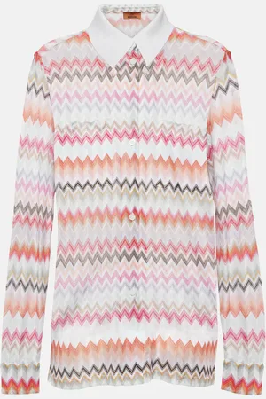 Missoni Zig Zag cotton-blend shirt