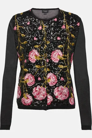 Giambattista Valli Embellished cashmere and silk cardigan