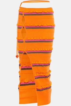 Jacquemus La Jupe Maille Concha midi skirt