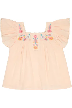 Louise Misha Yosana embroidered cotton top