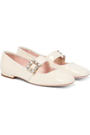 Roger Vivier TrÃ¨s Vivier patent leather ballet flats