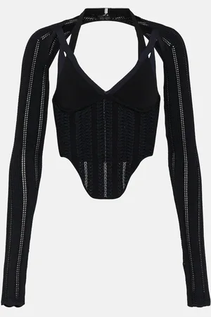 DION LEE Column corset top