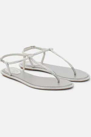 RENE CAOVILLA Amalia embellished thong sandals
