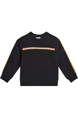 Burberry Vintage Check paneled jersey sweatshirt