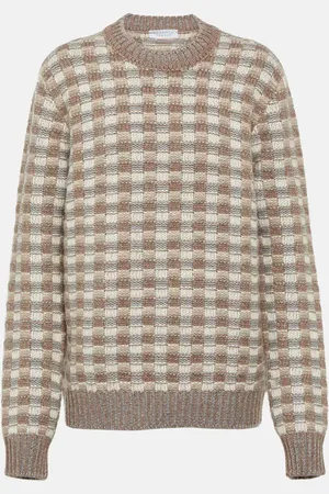 GABRIELA HEARST Chez checked cashmere sweater