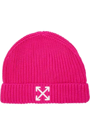 OFF-WHITE Logo cotton beanie