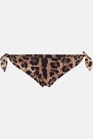 Dolce & Gabbana Leopard-print bikini bottoms