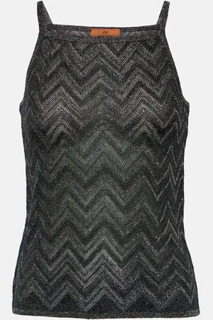Missoni Zig Zag metallic top