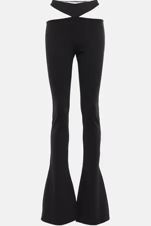 The Attico Waist cutout slim pants