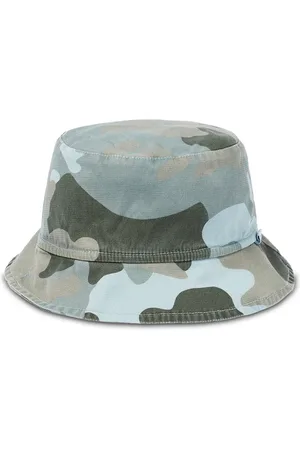 Il gufo Camouflage cotton-blend bucket hat