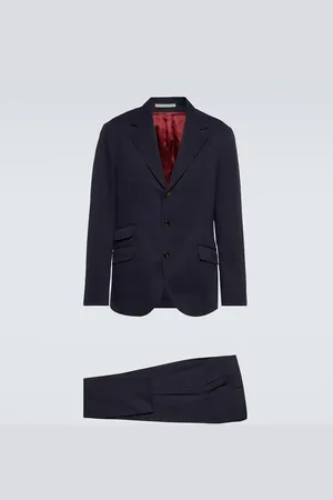 Brunello Cucinelli Cotton and cashmere gabardine suit