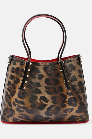 Christian Louboutin Cabarock Small leopard-print tote
