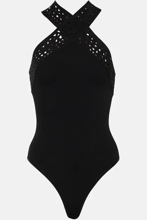 Alaïa AlaÃ¯a Vienne halterneck bodysuit