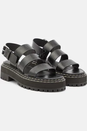 Proenza Schouler Lug leather sandals