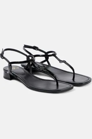 VALENTINO GARAVANI VLogo leather thong sandals