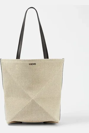 Loewe Puzzle Fold Medium canvas tote bag
