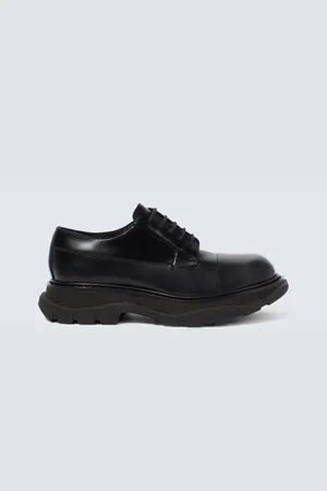 Alexander McQueen Tread leather Derby shoes