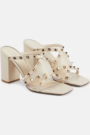 VALENTINO GARAVANI Rockstud 90 leather mules