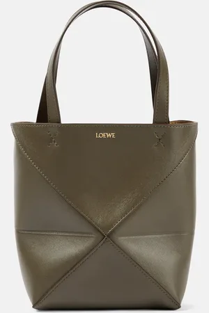 Loewe Puzzle Fold Mini leather tote bag