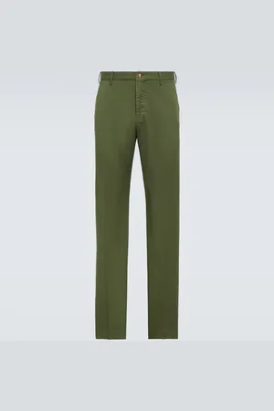Incotex Cotton-blend straight pants